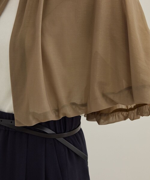 ROPE'（ロペ）の「ブライトネスヤーンボレロ（カーディガン/ボレロ・レディース・ブラック/ブラウン/ベージュ/ブルー・F）」の11枚目の写真