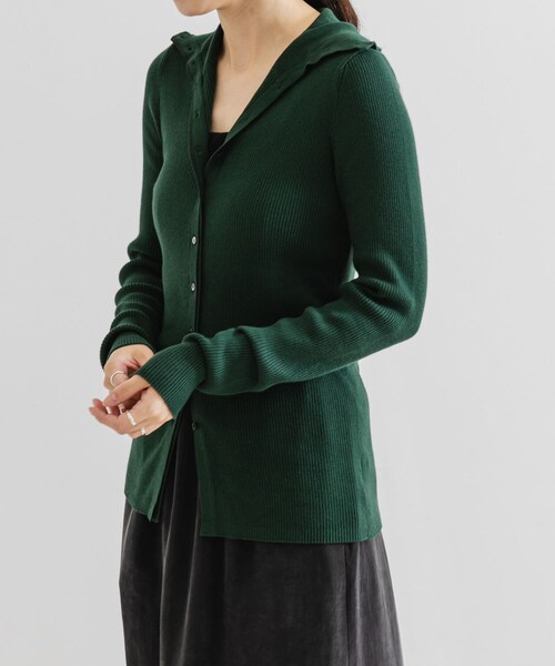 URBAN RESEARCH（アーバンリサーチ）の「『UR TECH』2WAYリブニット（ニット/セーター・レディース・OFF/BRICK/GREEN・FREE）」の19枚目の写真