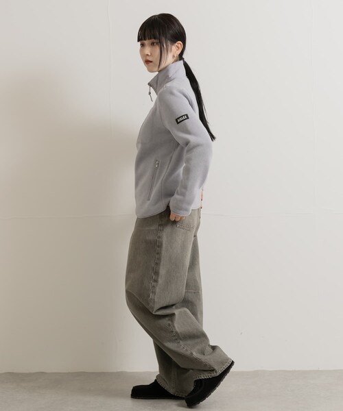 THE GOODLAND MARKET（ザグッドランドマーケット）の「AIGLE　ポーラテック フリースジャケット T-KIT（テーラードジャケット・レディース・G.LILAS/NOIR・36/38/40）」の17枚目の写真