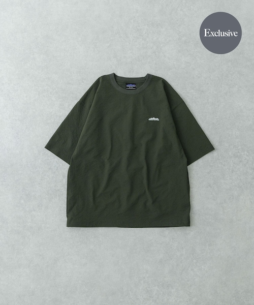 URBAN RESEARCH（アーバンリサーチ）の「『別注』THOUSAND MILE×UR　WASHER CODE T-SHIRTS（Tシャツ/カットソー・メンズ・SLATE BLUE/BLACK/OLIVE・S/M/L）」の2枚目の写真