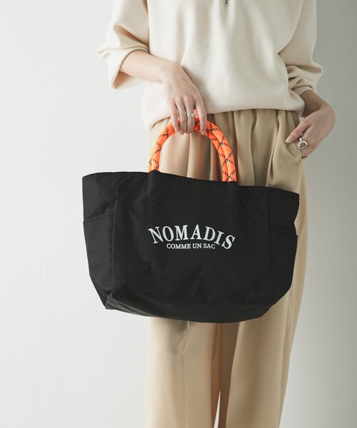 URBAN RESEARCH（アーバンリサーチ）の「『一部別注カラー』NOMADIS　SAC2 W/16（トートバッグ・レディース・別注BEIGE/BLACK・-）」の5枚目の写真