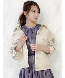 dazzlin | デニムルーズジャケット(デニムジャケット)