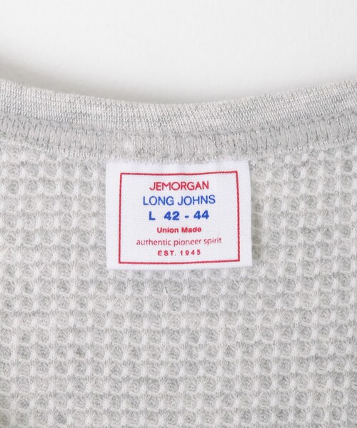 URBAN RESEARCH Sonny Label（アーバンリサーチサニーレーベル）の「『別注』JEMORGAN×Sonny Label　ワッフルラウンドタンクトップ（タンクトップ・メンズ・ナチュラル/ホワイト/杢グレー/ブラック・M/L/XL）」の18枚目の写真