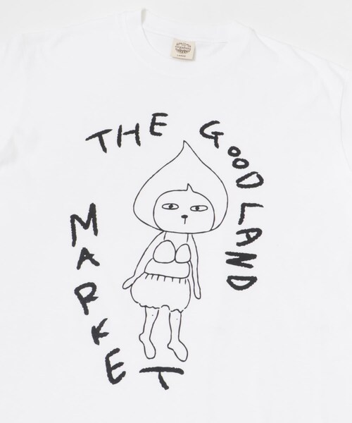 THE GOODLAND MARKET(ザグッドランドマーケット)の「ザ グッドランド マーケット 三戸なつめ×ORGANIC COTTON TEE-1(Tシャツ/カットソー・メンズ・WHITE・L/XL)」の7枚目の写真