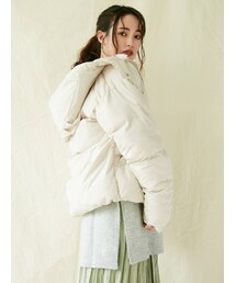 dazzlin | ウォーミーカラーダウンライクブルゾン(ブルゾン)