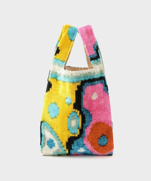 ROPE'(ロペ)の「【Kilim ARTS(キリム アーツ)】SUPERMARKET VELVET BAG|バック(ハンドバッグ・レディース・ブルー系/その他・F)」の5枚目の写真