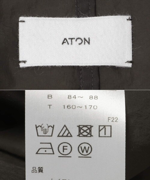 URBAN RESEARCH（アーバンリサーチ）の「ATON　SUPER LIGHT NY COACH JACKET（テーラードジャケット・レディース・BROWN/NAVY・2）」の10枚目の写真