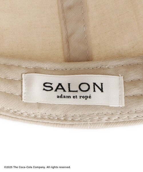 ADAM ET ROPE'(アダムエロペ)の「Coca-Colaエンブロイダリーキャップ(キャップ・レディース・チャコール/ベージュ・F)」の19枚目の写真