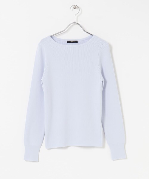 URBAN RESEARCH ROSSO（アーバンリサーチロッソ）の「シルク混スリットスリーブリブニット（ニット/セーター・レディース・OFF WHITE/SAX/YELLOW/NAVY・Free）」の15枚目の写真