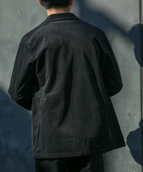 URBAN RESEARCH ROSSO（アーバンリサーチロッソ）の「『XLサイズあり』起毛カットツイルセットアップ（セットアップ・メンズ・BLACK/NAVY/BRN KHAKI・S/M/L/XL）」の7枚目の写真