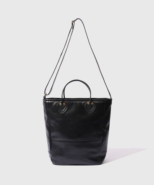 ADAM ET ROPE'（アダムエロペ）の「【CCU/シーシーユー】TOTE BAG M SIZE（トートバッグ・メンズ・ブラック・F）」の4枚目の写真