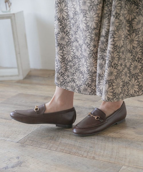 ITEMS URBANRESEARCH（アイテムズ アーバンリサーチ）の「ビットローファー（ローファー・レディース・BRN/BLK・S/M/L）」の2枚目の写真