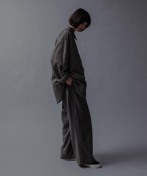URBAN RESEARCH（アーバンリサーチ）の「FOOOOUR OO CHECK SHIRT OO（シャツ/ブラウス・メンズ・BLACK C/GREEN C/BLUE C/RED C・1/2/3/4）」の9枚目の写真