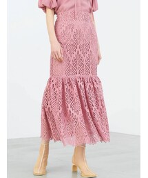 LAGUNAMOON | リーフレースマーメイドスカート(スカート)