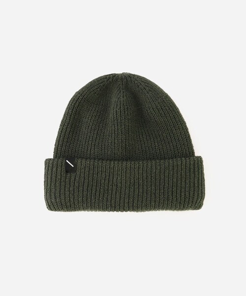 Saturdays NYC(サタデーズ ニューヨークシティ )の「SNYC Solid Beanie(ニットキャップ/ビーニー・レディース・ブラック/オリーブ/イエロー・F)」の4枚目の写真