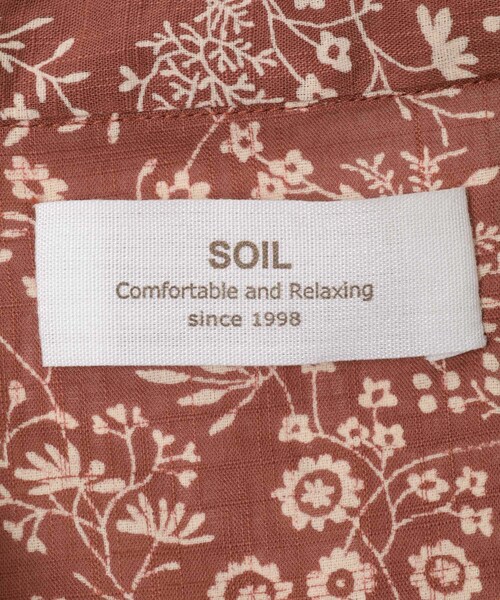 URBAN RESEARCH DOORS（アーバンリサーチドアーズ）の「SOIL　FLOWER BANDEDCOLLAR DRESS（ワンピース・レディース・BLK/RED・1）」の11枚目の写真