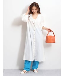 Ungrid | 【WEB限定】2wayロングシャツワンピース(ワンピース)