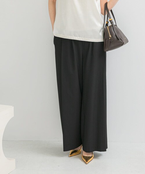 URBAN RESEARCH ROSSO（アーバンリサーチロッソ）の「ウォッシャブルイージータックパンツ（その他パンツ・レディース・L/GREGE/GRAY/BLACK・36/38）」の7枚目の写真