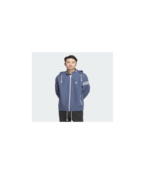 美品　adidas Originalsウィンドブレーカー　ADS200　ブルーL 別注】＜adidas Originals＞ADS200 ウィンドブレーカー