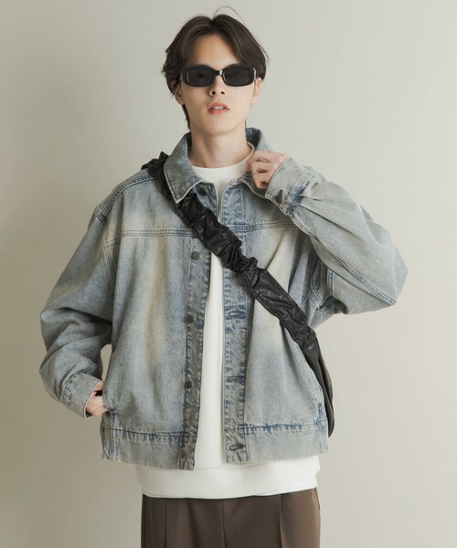 SENSE OF PLACE by URBAN RESEARCH(センスオブプレイスバイアーバンリサーチ)の「コクーンショルダーバッグ(ショルダーバッグ・メンズ・BLACK/BROWN/KHAKI・one)」の7枚目の写真