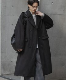 SENSE OF PLACE by URBAN RESEARCH | ウールブレンドダブルロングコート(テーラードジャケット)