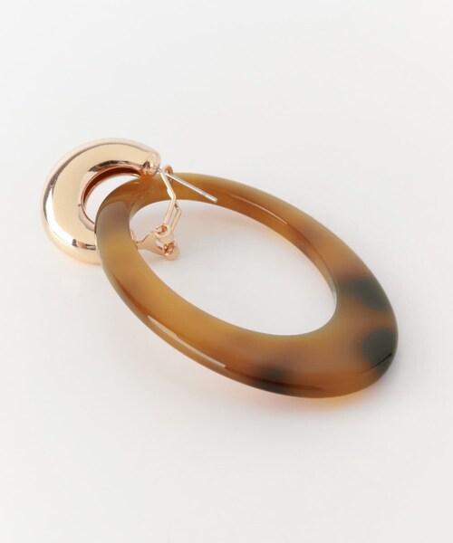 URBAN RESEARCH ROSSO（アーバンリサーチロッソ）の「Opulen Earrings（イヤリング・レディース・TORTOISE・-）」の6枚目の写真