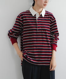 URBAN RESEARCH | 『UR TECH』ベロアボーダーラガーシャツ(Tシャツ/カットソー)