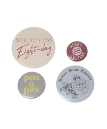 jouetie | 4SET缶バッチ(バッジ)