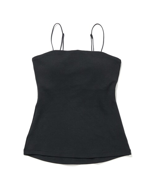 ADAM ET ROPE'（アダムエロペ）の「オーガニックベアキャミソール（キャミソール・レディース・ブラック/ホワイト・F）」の6枚目の写真