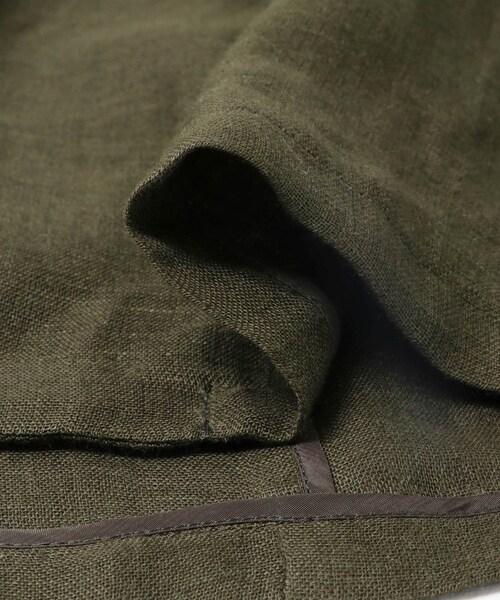URBAN RESEARCH DOORS(アーバンリサーチドアーズ)の「marka MINIMALIST JACKET(ノーカラージャケット・メンズ・OLIVE/BLACK・1/2)」の10枚目の写真