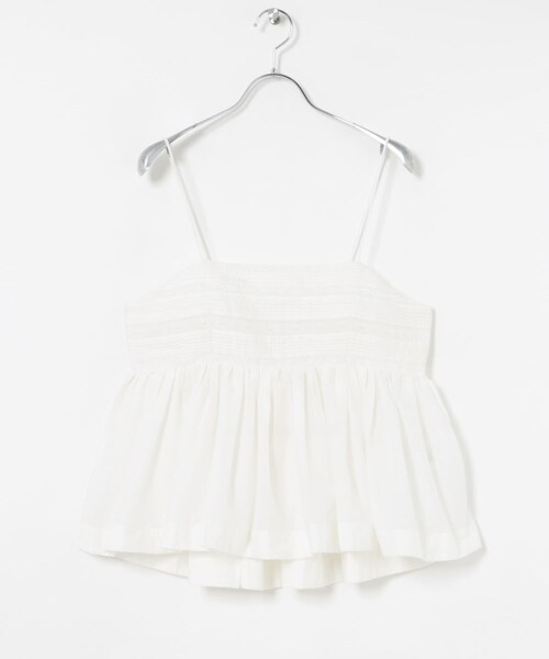 URBAN RESEARCH（アーバンリサーチ）の「レース切り替えキャミブラウス（キャミソール・レディース・BLACK/OFF・FREE）」の14枚目の写真