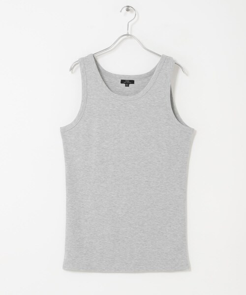 ITEMS URBANRESEARCH(アイテムズ アーバンリサーチ)の「接触冷感リブタンクトップ(タンクトップ・メンズ・D.GRAY/BLACK/GRAY/WHITE・M/L)」の19枚目の写真