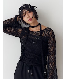 jouetie | カットアウトレーストップス(Tシャツ/カットソー)