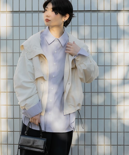 KBF（ケイビーエフ）の「ベストSETマウンテンパーカー（マウンテンパーカー・レディース・NAVY/IVORY/MOSS GRAY・one）」の17枚目の写真