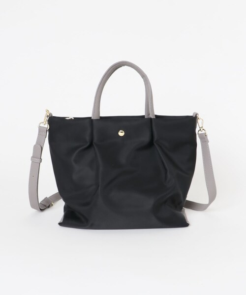 URBAN RESEARCH Sonny Label（アーバンリサーチサニーレーベル）の「『別注』Legato largo×Sonny Label　肩楽2WAYショルダーバッグ（ショルダーバッグ・レディース・ブラック/ネイビー/ベージュ・one）」の10枚目の写真