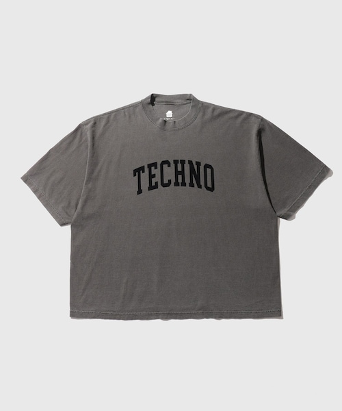 ADAM ET ROPE'（アダムエロペ）の「【ISNESS MUSIC/イズネス ミュージック】TECHNO T-SHIRT FL（Tシャツ/カットソー・メンズ・ブラック系/ホワイト・L/M）」の5枚目の写真