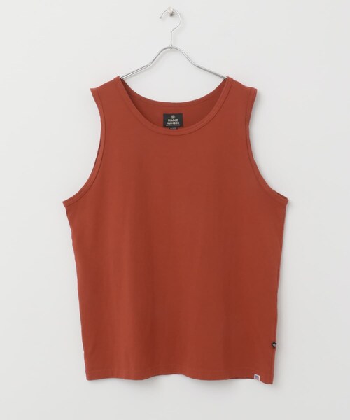 URBAN RESEARCH Sonny Label（アーバンリサーチサニーレーベル）の「MAGIC NUMBER　STOCK LOGO US COTTON TANK（タンクトップ・メンズ・OFF/BURGUNDY・M/L）」の7枚目の写真