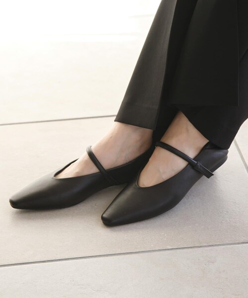 URBAN RESEARCH Sonny Label（アーバンリサーチサニーレーベル）の「REMME　ストラップフラットシューズ（その他シューズ・レディース・WHITE/BLACK・37/38）」の14枚目の写真