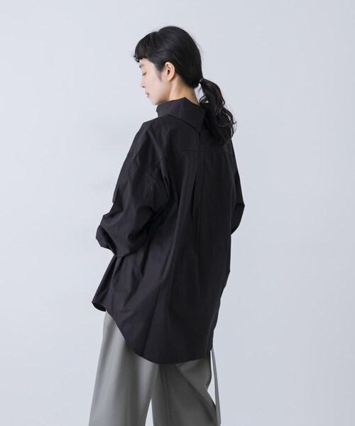 かぐれ（カグレ）の「SEEALL　FENCING SHIRTS（シャツ/ブラウス・レディース・WHITE/BLACK・46）」の9枚目の写真