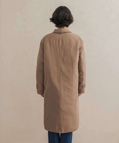 URBAN RESEARCH DOORS(アーバンリサーチドアーズ)の「ステッチレスライトダウンロングコート(テーラードジャケット・レディース・BLACK/KHK.BEG・Free)」の12枚目の写真