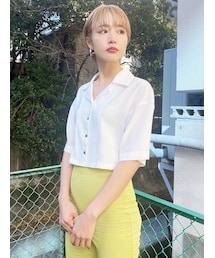 EMODA | 【セットアップ着用可】オーバーショートシャツ(シャツ/ブラウス)