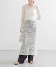 URBAN RESEARCH | ストレッチレースカットワンピース(ワンピース)