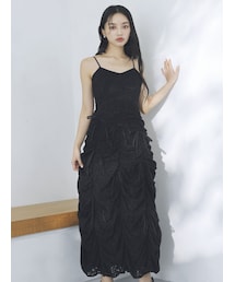 dazzlin | ギャザーリボンワンピース(ワンピース)