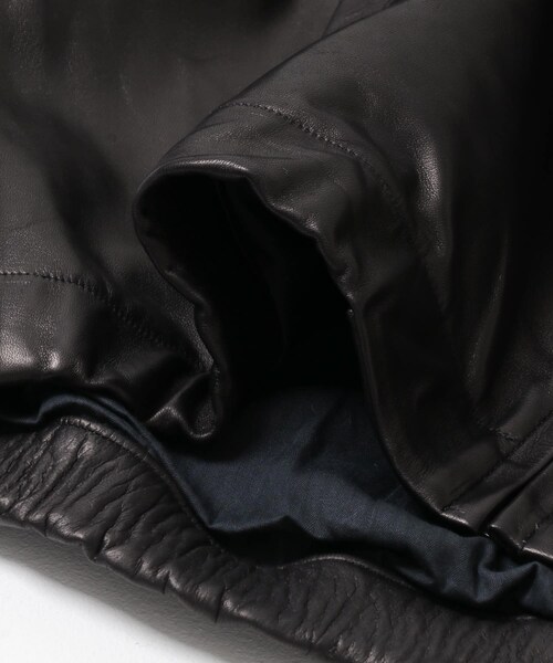 URBAN RESEARCH(アーバンリサーチ)の「semoh Horse Leather Jacket(ライダースジャケット・メンズ・BLACK・2)」の10枚目の写真