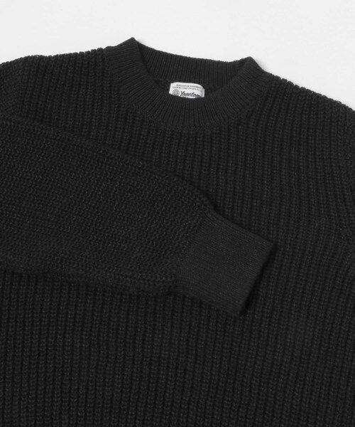 THE GOODLAND MARKET（ザグッドランドマーケット）の「米富繊維　WASHI COTTON TAPE KNIT PULLOVER（ニット/セーター・レディース・62BLUE/14BLACK/40IVORY/50LIME・1/3）」の19枚目の写真