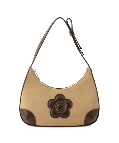 VIS（ビス）の「【MARY QUANT×VIS】デイジーハンドルリボンワンショルダーバッグ（ショルダーバッグ・レディース・ブラック/キナリ/ベージュ系/レッド・F）」の17枚目の写真