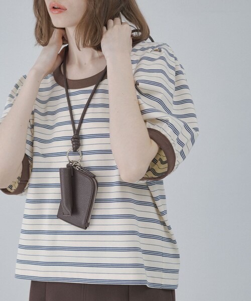 URBAN RESEARCH Sonny Label（アーバンリサーチサニーレーベル）の「カスタムミニポーチ（ポーチ・レディース・ブラック/ブラウン・One）」の2枚目の写真