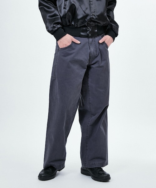 ADAM ET ROPE'（アダムエロペ）の「CHINO BAGGY PANTS（チノパンツ・レディース・ブラック/キナリ/ベージュ・38/40/42）」の7枚目の写真