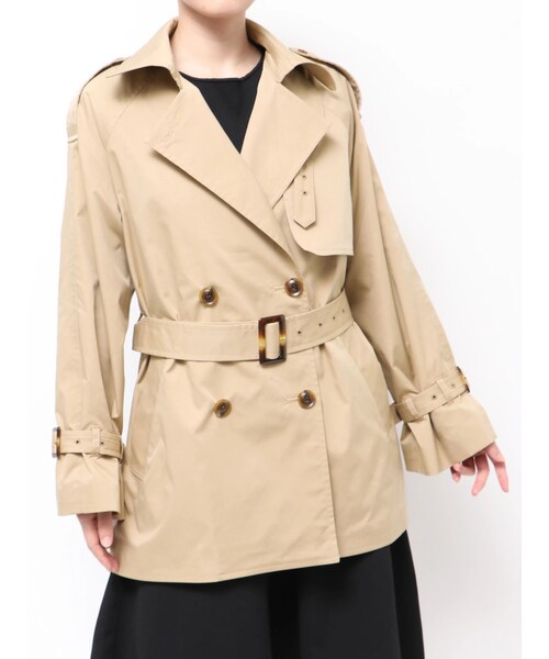 TONAL（トーナル）の「【LIMONTA】トレンチミディコート（トレンチコート・レディース・アイボリー/ネイビー/ベージュ・S/M）」の6枚目の写真