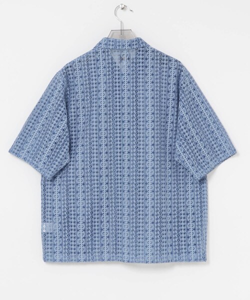 URBAN RESEARCH(アーバンリサーチ)の「Needles SHORT-SLEEVE WIDESPREAD COLLAR SHIRTS(シャツ/ブラウス・メンズ・BLUE/BLACK・S/M)」の12枚目の写真